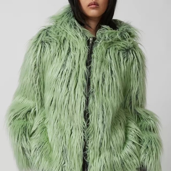 Basic Pleasure Mode x Subculture tundra monster rave jacket in slime green - Picture 7 of 8